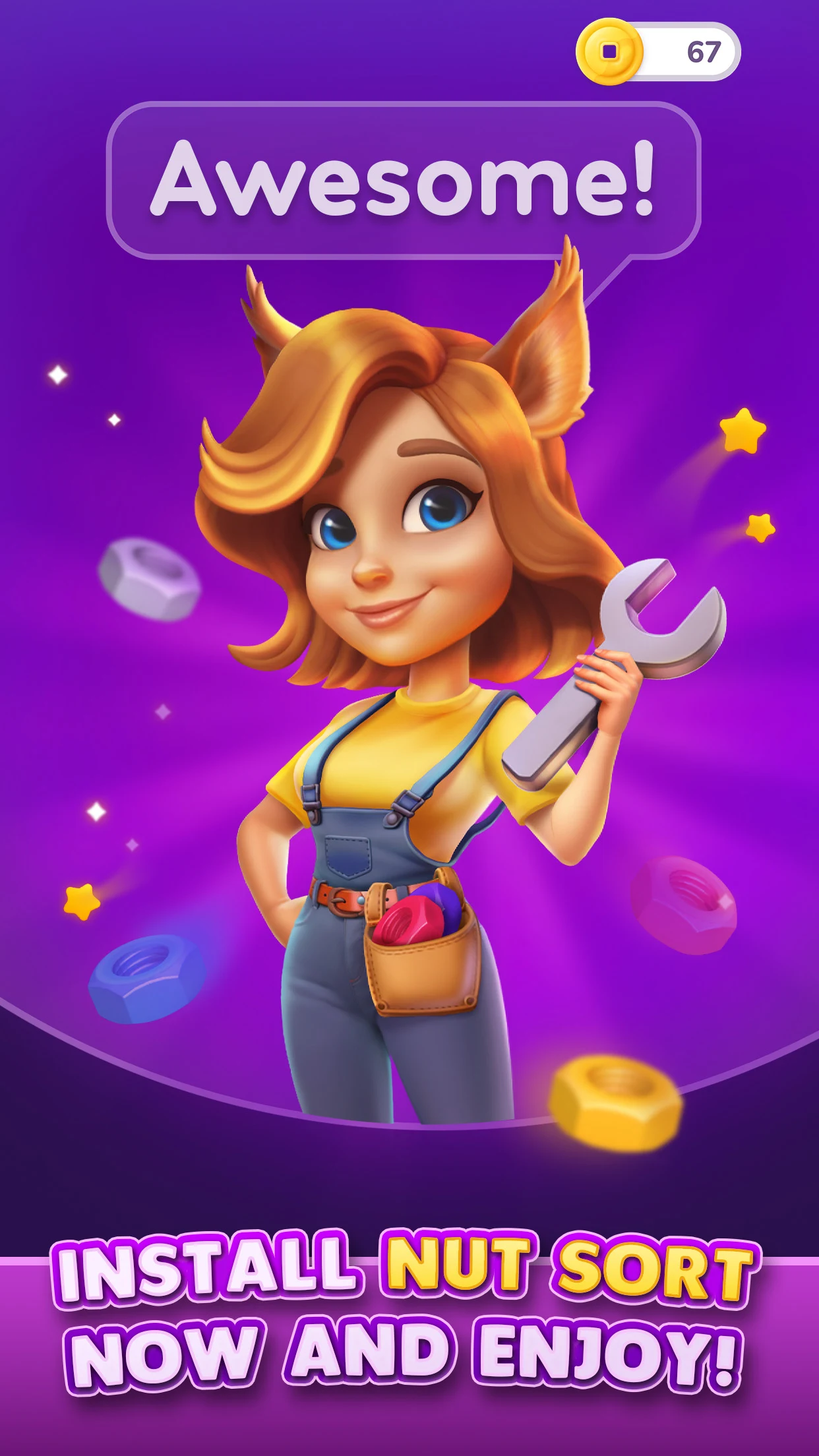 Nut Sort: Color Sorting Game screenshot