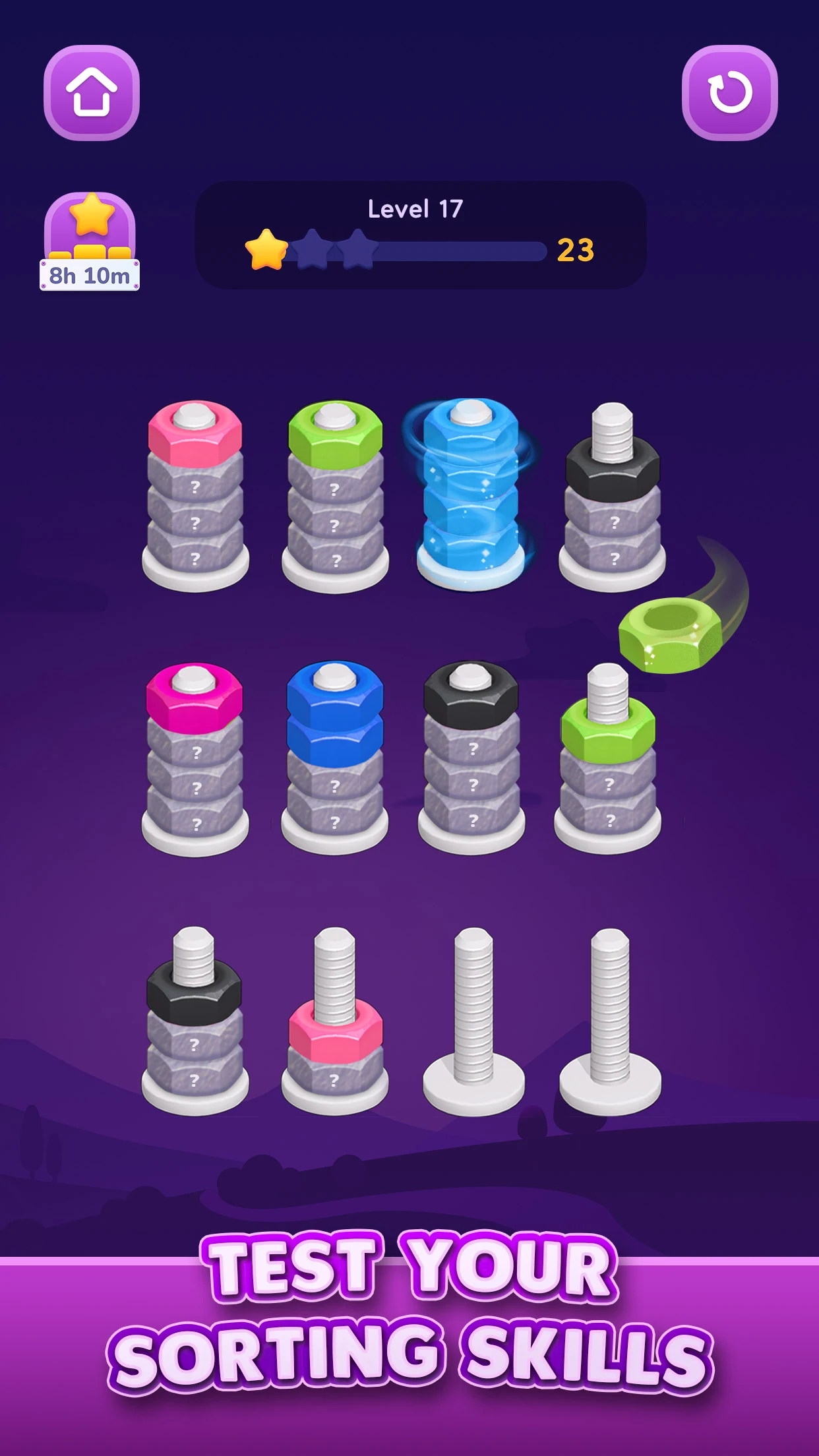 Nut Sort: Color Sorting Game screenshot